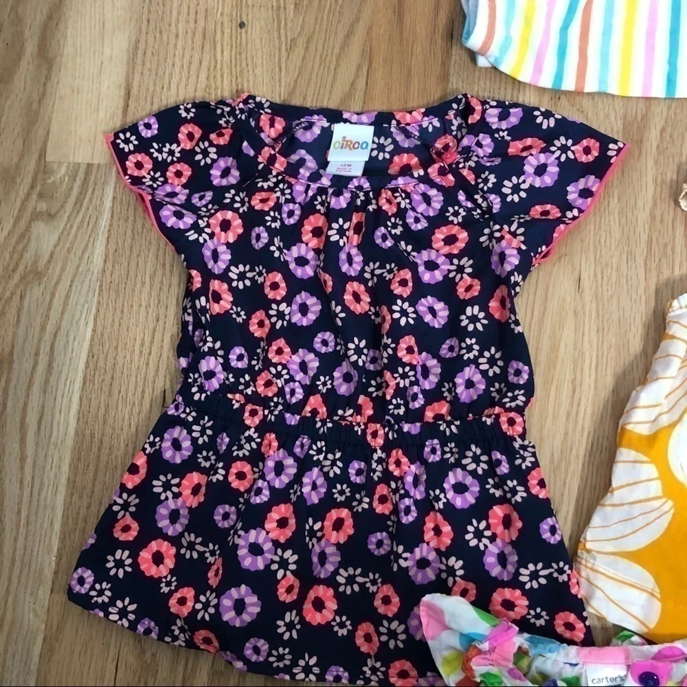 12 month Summer Girls Bundle Carter’s Circo Floral